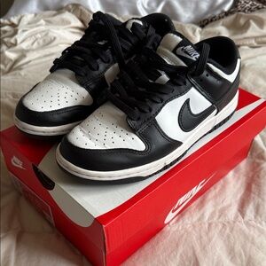 Panda Dunks. Nike Classic Black and White Low-Tops. *wore two-three times*